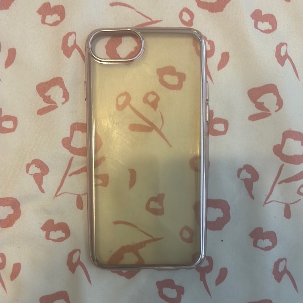 heyday Apple iPhone 6/7/8/SE Case Rose Gold Bumper/Clear